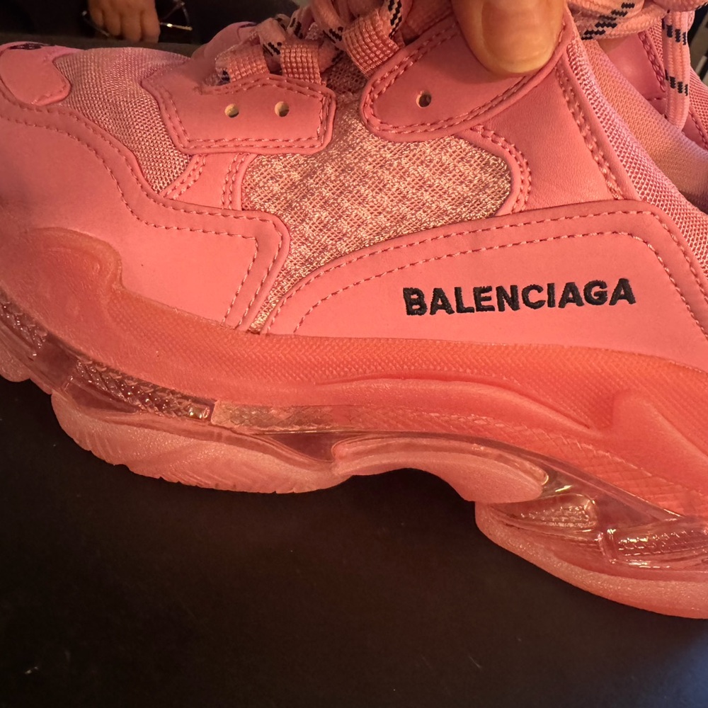 Balenciaga Pink Chunky Sneakers - Picture 5 of 7